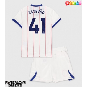 Chelsea Estevao Willian #41 Dětské Alternativní dres komplet 2026-27 Krátký Rukáv (+ trenýrky)